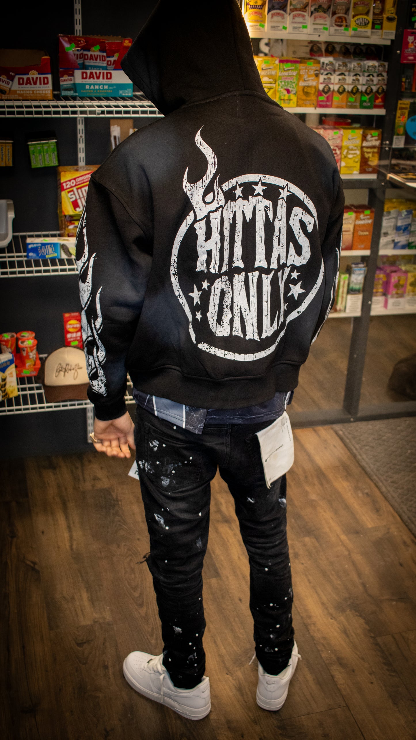 Hittas Only Black Hoodie