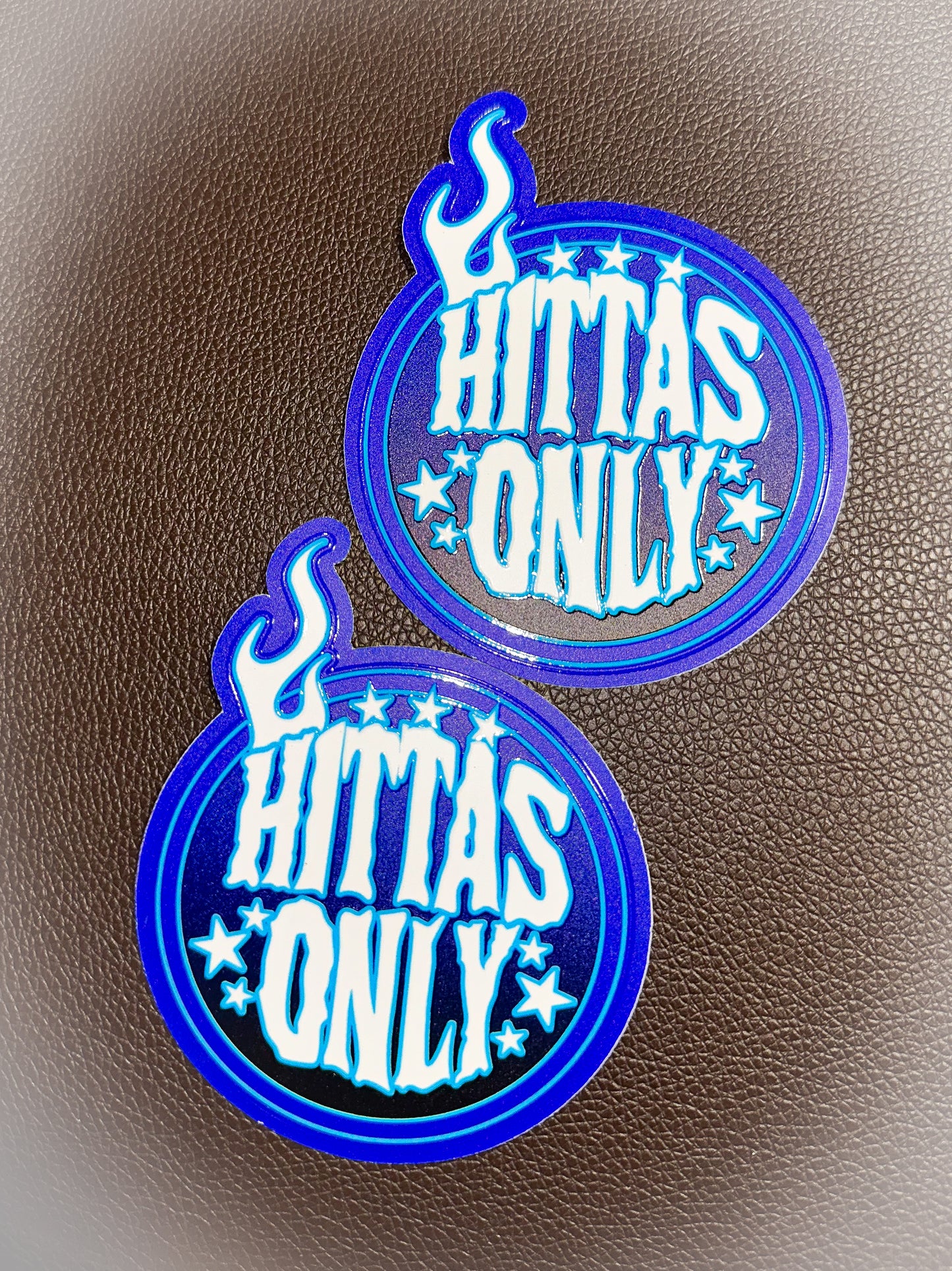 Blue Demon Sticker 4x4