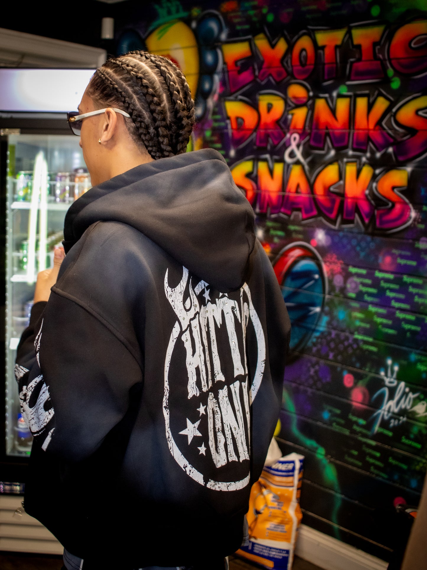 Hittas Only Black Hoodie