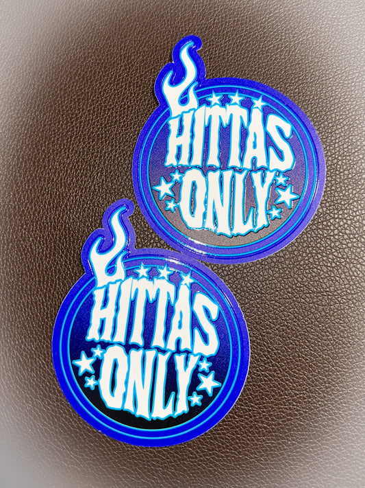 Blue Demon Sticker 4x4